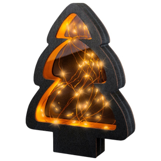 Lumineo Tafeldecoratie kerstboom | Lumineo | 21 x 28 cm (40 micro leds, Timer, Binnen) 487130 K150303998 - 2