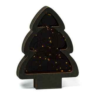 Lumineo Tafeldecoratie kerstboom | Lumineo | 21 x 28 cm (40 micro leds, Timer, Binnen) 487130 K150303998 - 3