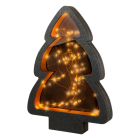 Lumineo Tafeldecoratie kerstboom | Lumineo | 27.5 x 38 cm (60 Micro LEDs, Timer, Binnen) 487131 K150303999 - 2