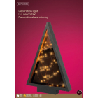 Lumineo Tafeldecoratie kerstboom | Lumineo | 32.5 x 47 cm (60 Micro LEDs, Timer, Binnen) 487128 K150303996 - 5