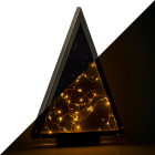 Tafeldecoratie kerstboom | Lumineo | 32.5 x 47 cm (60 Micro LEDs, Timer, Binnen)