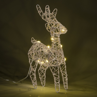 Lumineo Tafeldecoratie rendier | Lumineo | 12 x 21 cm (10 Micro leds, Binnen) 486651 K151000664 - 3