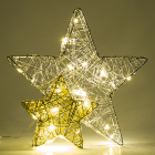Lumineo Tafeldecoratie sterren | Lumineo | 20 x 20 cm (25 Micro leds, Binnen) 488698 K151000668 - 3