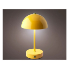 Lumineo Tafellamp | Lumineo | Ø 15 x 25 cm (Led, 80 lm, Oplaadbaar, Metaal, Dimbaar, USB C, Geel) 892067 K170105515 - 2
