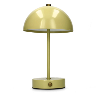 Lumineo Tafellamp | Lumineo | Ø 15 x 25 cm (Led, 80 lm, Oplaadbaar, Metaal, Dimbaar, USB C, Groen) 892068 K170105516 - 1