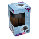 Lumineo Tafellamp | Lumineo | Ø 15 x 25 cm (Led, 80 lm, Oplaadbaar, Metaal, Dimbaar, USB C, Zwart) 892071 K170105519 - 3