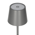 Lumineo Tafellamp | Lumineo | Ø 9 x 27 cm (Led, 50 lm, Oplaadbaar, Aanpasbare kleurtemperatuur, USB C, Metaal, Grijs) 892103 K170105524 - 2