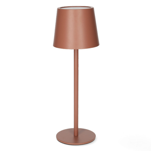 Lumineo Tafellamp | Lumineo | Ø 9 x 27 cm (Led, 50 lm, Oplaadbaar, Aanpasbare kleurtemperatuur, USB C, Metaal, Terracotta) 892104 K170105525 - 1