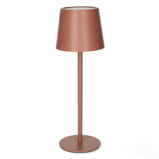 Lumineo Tafellamp | Lumineo | Ø 9 x 27 cm (Led, 50 lm, Oplaadbaar, Aanpasbare kleurtemperatuur, USB C, Metaal, Terracotta) 892104 K170105525 - 1