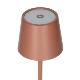 Lumineo Tafellamp | Lumineo | Ø 9 x 27 cm (Led, 50 lm, Oplaadbaar, Aanpasbare kleurtemperatuur, USB C, Metaal, Terracotta) 892104 K170105525 - 2
