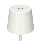 Lumineo Tafellamp | Lumineo | Ø 9 x 27 cm (Led, 50 lm, Oplaadbaar, Aanpasbare kleurtemperatuur, USB C, Metaal, Wit) 892311 K170105530 - 2