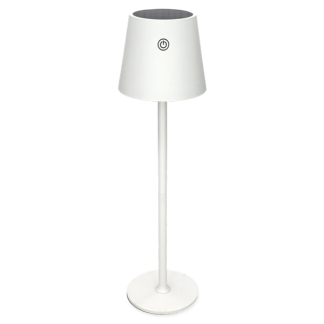 Lumineo Tafellamp buiten | Lumineo | Ø 11 x 37 cm (Led, 63-153 lm, Solar, Warm wit, IJzer, Wit) 892254 K170105528 - 1
