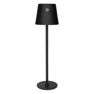 Lumineo Tafellamp buiten | Lumineo | Ø 11 x 37 cm (Led, 63-153 lm, Solar, Warm wit, IJzer, Zwart) 892253 K170105527