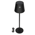 Lumineo Tafellamp buiten | Lumineo | Ø 11 x 37 cm (Led, 63-153 lm, Solar, Warm wit, IJzer, Zwart) 892253 K170105527 - 3