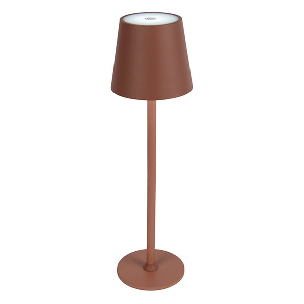 Lumineo Tafellamp buiten | Lumineo | Ø 11 x 37 cm (Led, Oplaadbaar, USB C, Kunststof, Bruin) 892098 K170105769 - 1