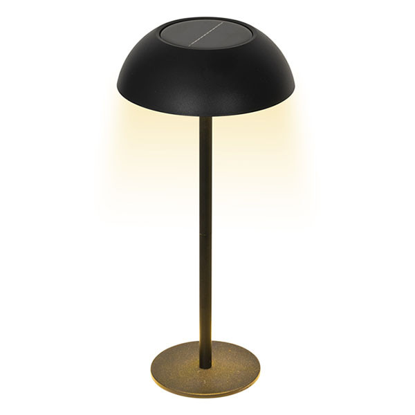 Lumineo Tafellamp buiten | Lumineo | 33 cm (Led, Oplaadbaar, USB C, Kunststof, Solar, Zwart) 890672 K170105779 - 2