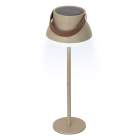 Lumineo Tafellamp buiten | Lumineo | 36.5 cm (Led, Oplaadbaar, USB C, Kunststof, Solar, Beige) 890677 K170105782 - 1