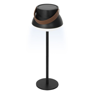 Lumineo Tafellamp buiten | Lumineo | 36.5 cm (Led, Oplaadbaar, USB C, Kunststof, Solar, Zwart) 890675 K170105781