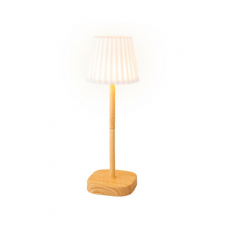 Lumineo Tafellamp buiten | Lumineo (LED, Oplaadbaar, Houtkleur) 897976 K170203554 - 