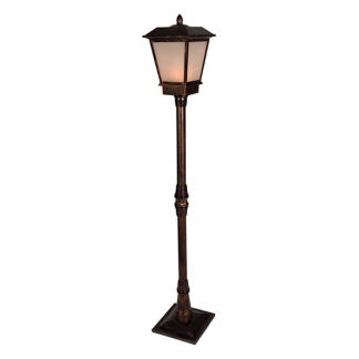 Lumineo Tuinlantaarn | Lumineo | 25 x 25 x 160 cm (96 leds, Vlameffect, Netstroom, Warm wit, Messing, Binnen/Buiten) 480973 K151001761 - 1