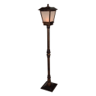 Lumineo Tuinlantaarn | Lumineo | 25 x 25 x 160 cm (96 leds, Vlameffect, Netstroom, Warm wit, Messing, Binnen/Buiten) 480973 K151001761 - 1