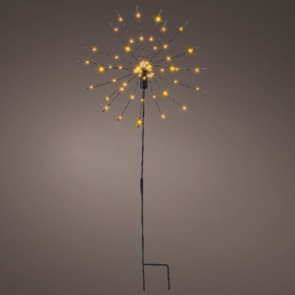 Lumineo Tuinsteker kerst | Lumineo | 1 stuk (60 leds, Ø 25 x 45 cm, Poolster, Twinkelend, Timer, Batterijen, Buiten) 493650 K151200121 - 2