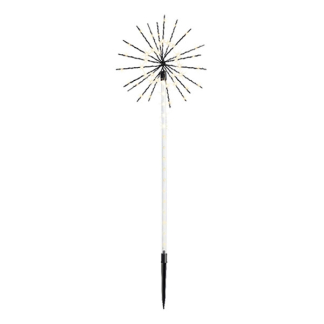 Lumineo Tuinsteker kerst | Lumineo | 25 x 25 x 70 cm (72 leds, Poolster, Sneeuwval effect, Buiten) 494437 K151200081