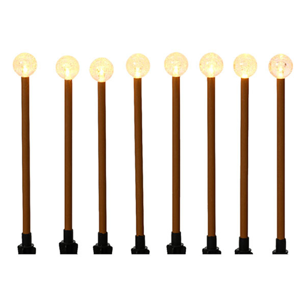 Lumineo Tuinsteker kerst | Lumineo | 8 stuks (8 leds, 210 x 20 cm, Bol, Twinkelend, Timer, Batterijen) 490209 K151200080 - 1