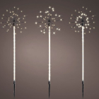 Lumineo Tuinsteker kerst | Lumineo | Set van 3 stuks (216 leds, 25 x 25 x 70 cm, Poolster, Sneeuwval effect, Buiten) 494438 K151200082 - 2