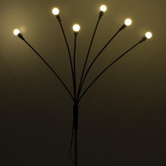 Lumineo Tuinsteker kerst | Lumineo (6 leds, 50 cm, Waaier  , Timer, Batterijen, Buiten) 491647 K151200099 - 2