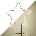 Lumineo Tuinsteker kerst | Ster (110 micro LEDs, Ø 38 cm) 493373 K151000650 - 1