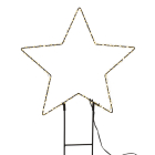 Lumineo Tuinsteker kerst | Ster (110 micro leds, Ø 38 cm) 493373 K151000650 - 2