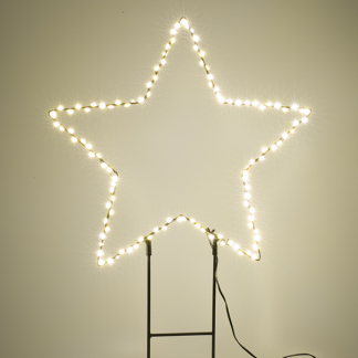 Lumineo Tuinsteker kerst | Ster (110 micro leds, Ø 38 cm) 493373 K151000650 - 3