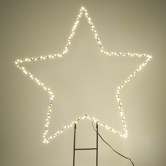 Lumineo Tuinsteker kerst | Ster (180 micro LEDs, Ø 58 cm) 493374 K151000651 - 