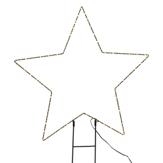 Lumineo Tuinsteker kerst | Ster (180 micro leds, Ø 58 cm) 493374 K151000651 - 4