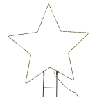 Lumineo Tuinsteker kerst | Ster (180 micro leds, Ø 58 cm) 493374 K151000651 - 4