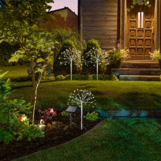 Lumineo Tuinsteker op zonne-energie | Lumineo | 200 x 45 cm | 3 stuks (180 leds, Schemersensor, Poolster, Twinkelend, Buiten) 496300 K151200083 - 6