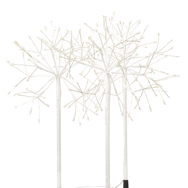 Lumineo Tuinsteker op zonne-energie | Lumineo | 200 x 45 cm | 3 stuks (180 leds, Schemersensor, Poolster, Twinkelend, Buiten) 496300 K151200083 - 3
