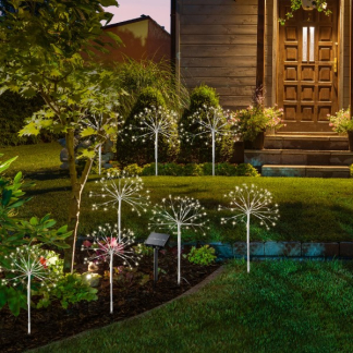 Lumineo Tuinsteker op zonne-energie | Lumineo | 8 stuks (480 leds, 200 x 45 cm, Poolster, Twinkelend, Buiten) 496301 K151200084 - 5