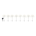 Lumineo Tuinsteker op zonne-energie | Lumineo | 8 stuks (480 leds, 200 x 45 cm, Poolster, Twinkelend, Buiten) 496301 K151200084 - 1