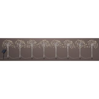Lumineo Tuinsteker op zonne-energie | Lumineo | 8 stuks (480 leds, 200 x 45 cm, Poolster, Twinkelend, Buiten) 496301 K151200084 - 2