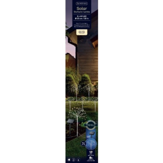 Lumineo Tuinsteker op zonne-energie | Lumineo | 8 stuks (480 leds, 200 x 45 cm, Poolster, Twinkelend, Buiten) 496301 K151200084 - 4