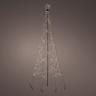 Lumineo Vlaggenmast kerstboom | Lumineo | Ø 1 x 3.2 meter (480 leds, Twinkelend, Timer, Buiten) 490317 K151200087 - 2