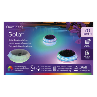 Lumineo Zwembadlamp | Lumineo | 19.4 x 17.8 x 10 cm (Led, Afstandsbediening, Solar, Gekleurd) 891736 K170105783 - 6
