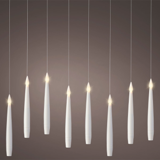 Lumineo Zwevende kaarsen | Lumineo | 15 cm (10 leds, Batterijen, Binnen) 489599 K151200180
