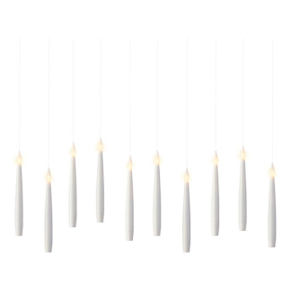 Lumineo Zwevende kaarsen | Lumineo | 15 cm (10 leds, Batterijen, Binnen) 489599 K151200180 - 2