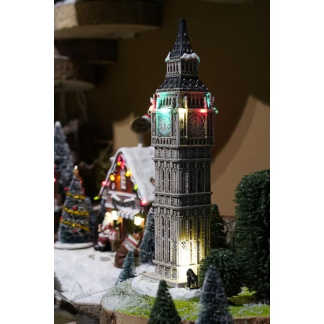 Luville Kerstdorp | Big Ben | Luville (Led, Batterijen) 1113136 K150303356 - 3