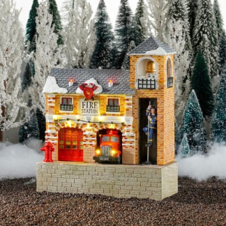 Luville Kerstdorp | Brandweerkazerne | Luville (Led, Batterijen) 1142346 K150303374 - 3