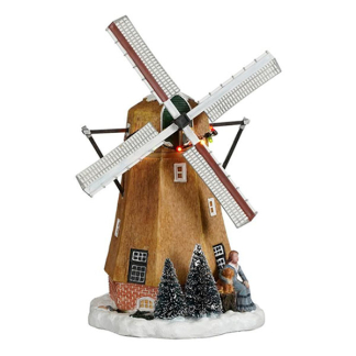 Luville Kerstdorp | Kinderdijkse windmolen | Luville (Led, Batterijen) 1142375 K150303373 - 1