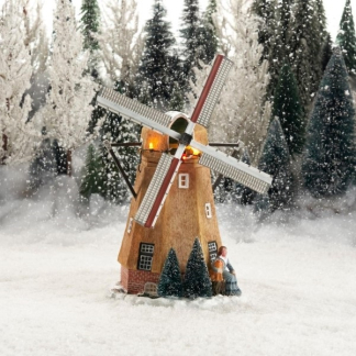 Luville Kerstdorp | Kinderdijkse windmolen | Luville (Led, Batterijen) 1142375 K150303373 - 2
